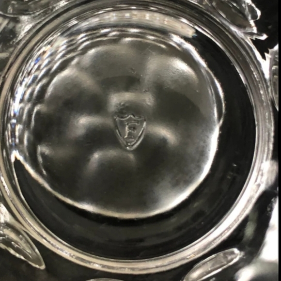 *EUC Federal Glass Yorktown Vintage Snack Set Set of 4 Plates 4 Cups w/ Orig Box - Picture 9 of 12